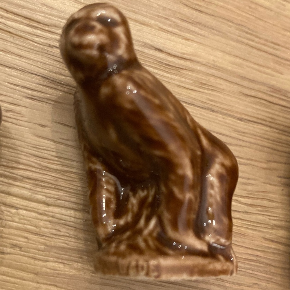 Wade Whimsies Lot of 5 Gorilla Red Rose Tea Figurine